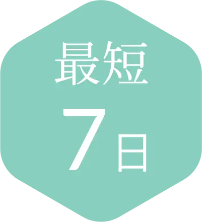 入会から最短7日でお見合い